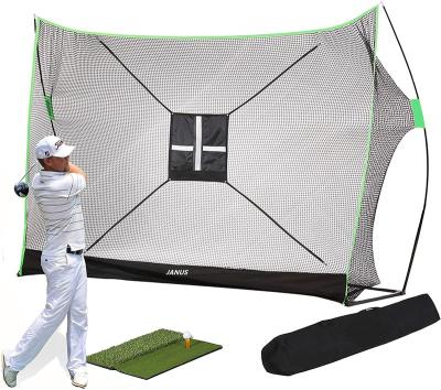 China Golf Practice Outdoor Indoor Training Portable Folding Chipping Hitting Practice Golf Net With Target for sale