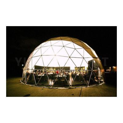 China New Arrival Dome Tent For Cafe Canteen Restaurants Sunroom One Stop Tent Diameter 5m for sale