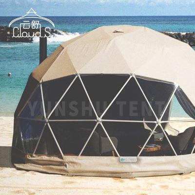 China Factory Geo Family Room Camping Event Resort Dome Diagonal Tying Type Tent For Sale for sale