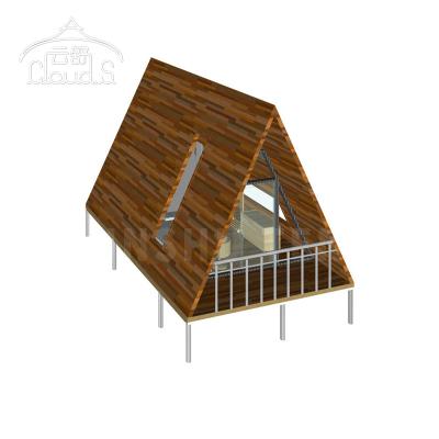 China Nordic Wooden Cabin Triangle Shape Cabin For Scenic Farmhouse Tourism Hotel 1-5 People for sale