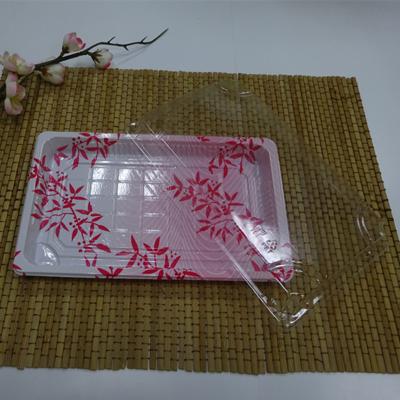 China Good quality disposable custom supplier manufacturer japan sushi packaging, disposable plastic sushi tray, jepenese su shi box for sale