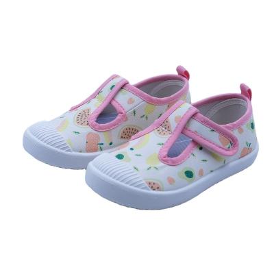 China Girl's fashion\comfortable\durable\breathable canvas injected shoes TPR upper canvas outsole spring for sale