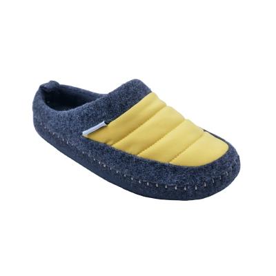 China Fashion trend lady and men quilted slippers down upper RUBBER outsole HOT SALE for sale