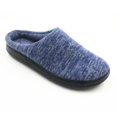 China 2020 PU Slipper Warm Slipper Soft PU Slipper With Elastic Material for sale