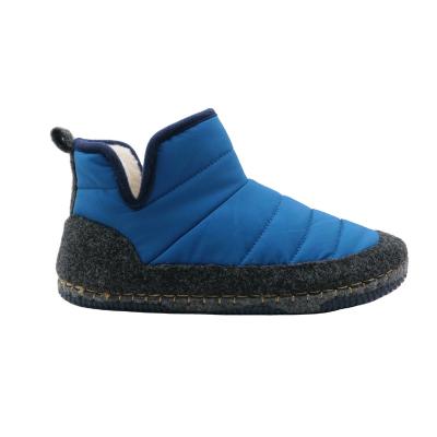 China 2022 fashion trend warm slipper wool felt upper outsole down-duck rubber boot for sale