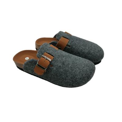 China Fashion\Comfortable\Goods\Breathable Men/Women Felt Slipper Cork Material Outsole Rubber Felt Cork Sandal Mid Sole for sale