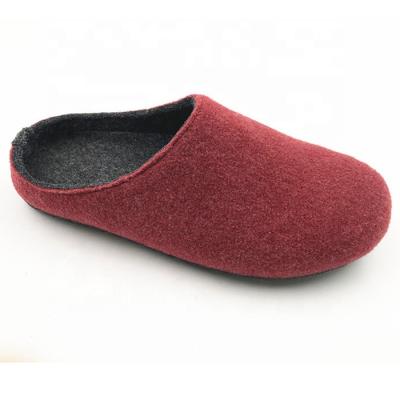 China Lady Felt Slipper In TPR Lady Winter Indoor Slipper TPR Indoor Slipper Injections Felt Outdoor Slipper for sale