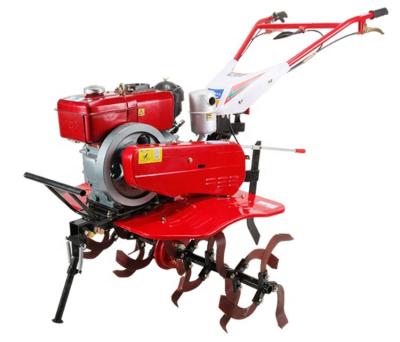 China Mini farm garden two drive water cooling tiller diesel cultivator for farm land plowing for sale