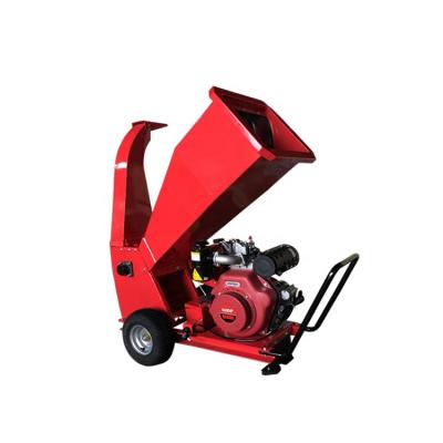 China Factory High Power Horizontal Large Coconut Wood Chipper Chipping Machine Industrial Diesel Wood Chipper 9HP for sale