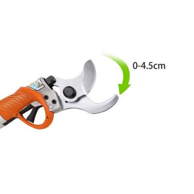 China Anti-Slip Handle Vineyard Orchard 4.5 Cm Portable Lightweight Battery Operated Grape Shears for sale