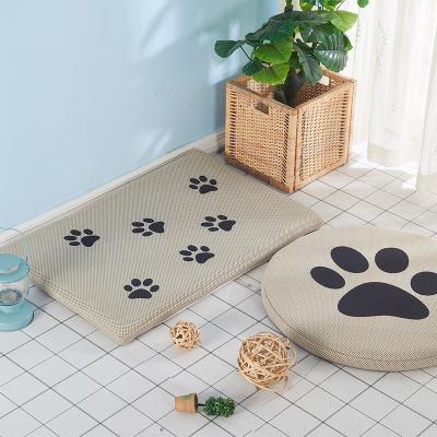 China Cooling Washable 100% Polyester 3D Mesh Cat Scratch Resistant Pet Pad For Dogs And Cats for sale