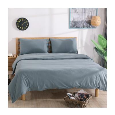 China Nondisposable Custom Design Printed Charcoal Knit Cotton Duvet Cover Bed Set for sale