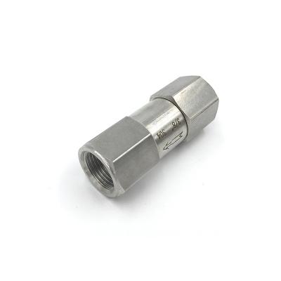 China Hose Lines Connect Condibe Stainless Steel Female Thread One Direction Check Valve for sale