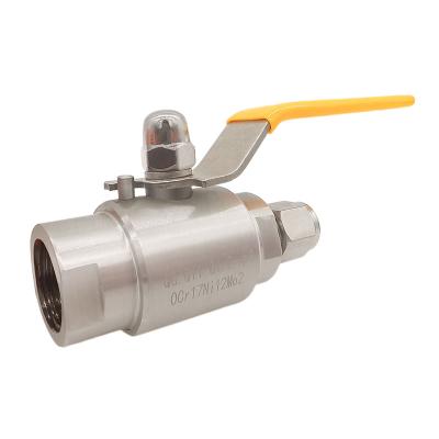 China General Condibe Stainless Steel Female Thread To Ferrule Gas Source Ball Valve for sale