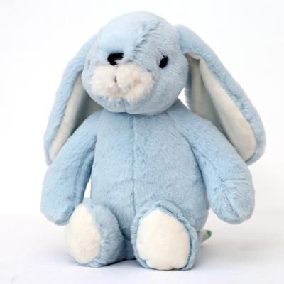 China Decoration 30cm Flower Bunny Easter Big Long Ear Soft Toy Stuffed Long Plush Bunny Bunny Kids Gift for sale