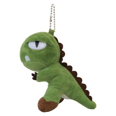 China Car Key Chain Bag Dinosaur Soft Plush Small Cute Hanging Bag Accessories Stuffed Keychain Toy Gift Doll Kid Dinosaur for sale