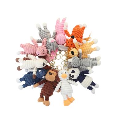 China Gift Factory Direct Sales Plush Elephant Key Chain Custom Plush Toy Keychain for sale