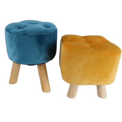 China Europe Wooden Stool Shoes Changing Stool Changing Room Stool for sale