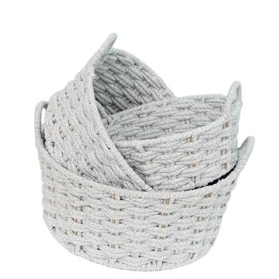 China Viable Handmade Rope Basket Sewing Baskets For Sale for sale