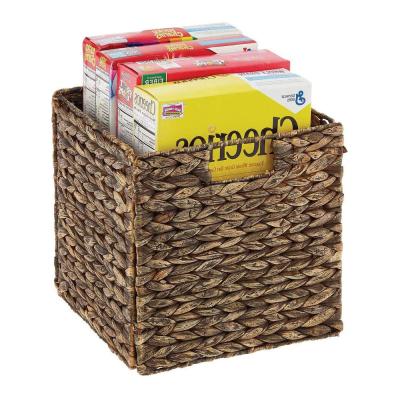 China Household Sustainable Children's Manual Storage Basket Woven Basket Home Decor Woven Baskets for sale