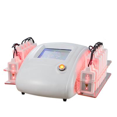 China Weight Loss Lipo Laser Slimming Machine Weight Loss With 8 Big Pads And 4 Small Pads Lipolaser Cellulite Removal Machine for sale