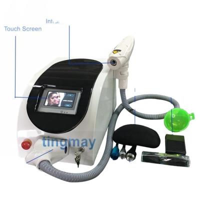 China Portable Dye Removal 1064nm 532nm 1320nm Skin Rejuvenation Laser Eyebrow Tattoo Removal ND yag laser for sale