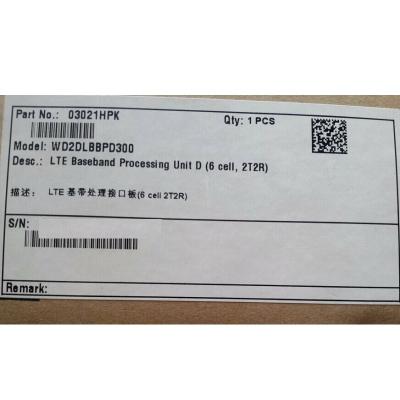 China Tarjeta de la unidad central d (célula 6, 2T2R) de la banda base de Huawei LBBPd3 WD2DLBBPD300 021HPK LTE para el bbu 3900 3910 BBU 5900 en venta