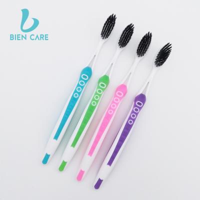 China Who respects the environment; Manual adult toothbrush of best biodegradable plastic handle for sale