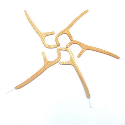 Cina PE 2021 New Design Eco - Friendly Dental Floss Pick , High Quality Bamboo Floss Pick in vendita