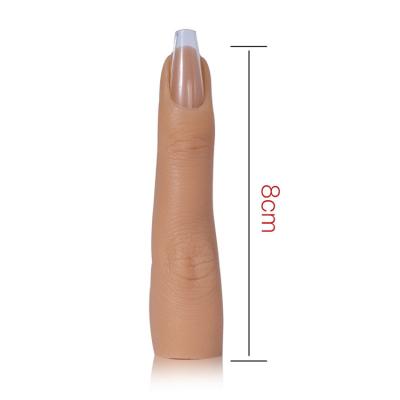 China flexible & Bendable Bendable Bendable Flexible Hand Training Bqueen Fingers Silicone Nail Simple Practice Hand Model for sale