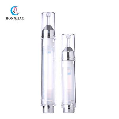 China Plastic Cosmetic 5m 10ml 15ml Knife Water Needle Bottle Cosmetic Ultrasonic Empty Eye Cream Skin Care Bottle Airless Syringe for sale