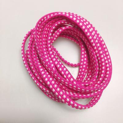 China Wholesale Kids High Elastic White Red White Red Outdoor Activity Point 3m Polyester+Latex Chinese Jump Rope for sale