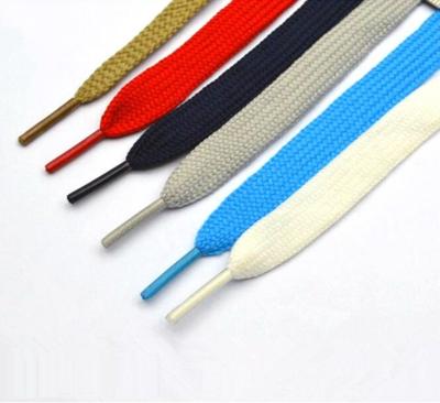 China Flat Hot Selling Flat Shoe Laces Hoodie Laces Elastic Cotton Laces Elastic Cotton Laces for sale