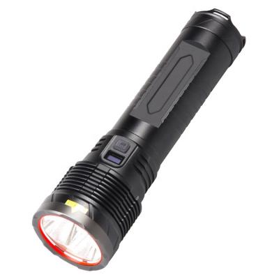 China 3*XHP70 Light Super Bright Smart Waterproof Waterproof Shockproof Led Screen 3*XHP70 Aluminum Alloy Power Led Tactical Torch Usb Rechargeable Flashlight for sale