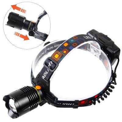 China Type-C Charging Three Gears 90 Degree Pivotable P50 Strong Aluminum Alloy Waterproof Rechargeable Led Headlamp for sale