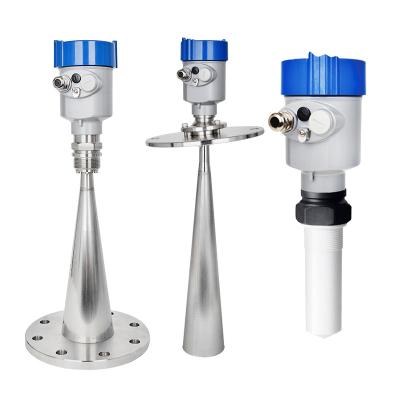 China PTFE/SS304/316L Tank Level Gauge Food Grade Radar Level Transmitter For Milk Industrial -40℃~+30℃ 26GHZ/6.8GHZ 1 Years 1m-80m NC; ANH OEM for sale