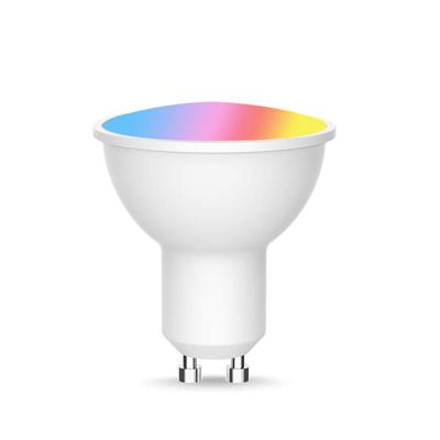 China Warehouse GU10 RGB Intelligent Light Bulb 2700k-9000k 320L/M Remote Control en venta