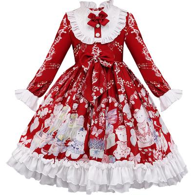 China Polyester Lolita dress kids clothes kawaii princess skirt Lolita blouse preppy summer fashion for sale