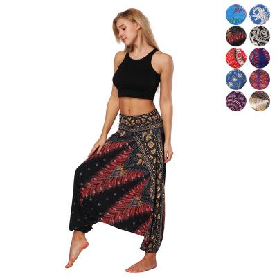 China QUICK DRY boho yoga lantern pants harem pants women fitness dance pants national costume thai indonesian style for sale