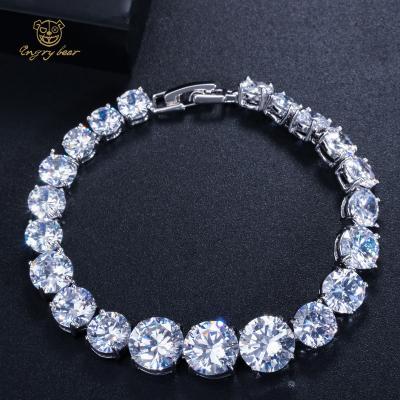 China Korean Hiphop Version Of The Jewelry Zircon Bracelet Plating High-end Gift Jewelry One Drop for sale