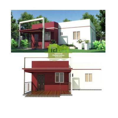 China 2021 modern new design Econel vila and smart home construction company ups for sale