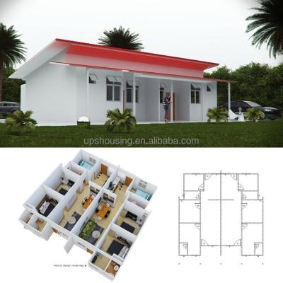 China Modern Hot sale real estate houses prefabricated homes modern 4 bedrooms and 4 bathrooms prefab building project for sale