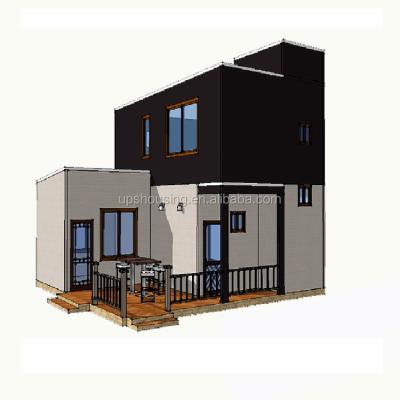 China 2020 new modern design two room easy install cheap fiber cement prefab house for sale