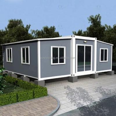 China Modern extended folding container homes/40ft folding living container prefab foldable house/expandable cabin container for sale