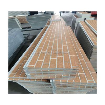 China Modern Decorative PU Sandwich Panel Panel PU Foam Insulated Metal Cut Sandwich Panel 16mm for sale