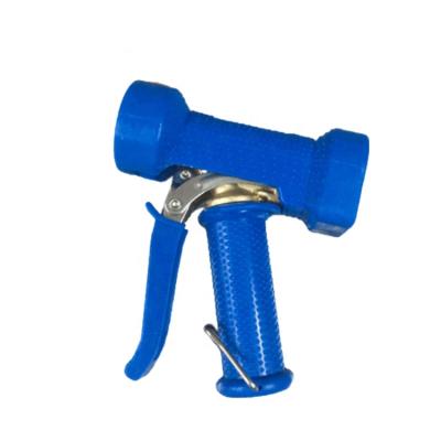 China Industrial Cleaning Blue Rubber Cover Wash Down Heavy Duty Brass Gun for sale