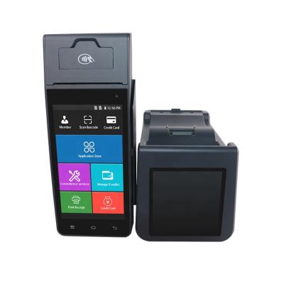 China Restaurant Touch Screen Machine Gprs Mini Edc Nfc Android Pos Payment Order Terminal With Printer 5 Inch LCD Screen for sale