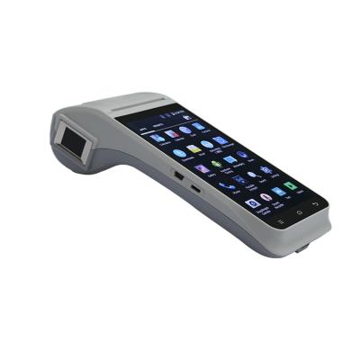 China android pos terminal with printer touch sreen pos device, loyalty card with 8GB fingerprint reader for sale