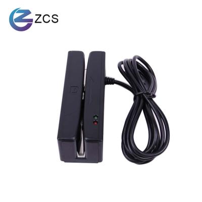 China ABS Bi-direction Mini Portable Programmable Magnetic Stripe Card Reader for XP/linux/android system for sale