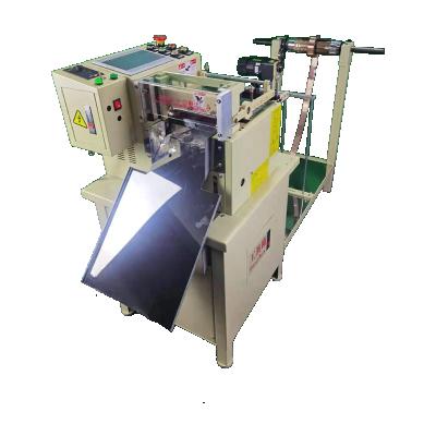 China machinery & Nylon Elastic Material Tape Strap Sling Belt Tape Label Slitter Trademark Slitter Ribbon Cutter Machine for sale